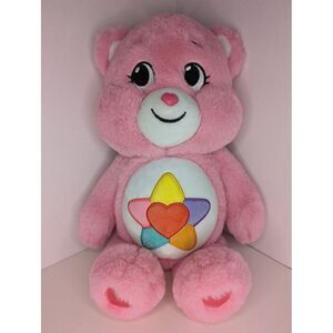 Care Bears True Heart Bear Plush Pink 2022 Stuffed‎ Animal Target 14 inch